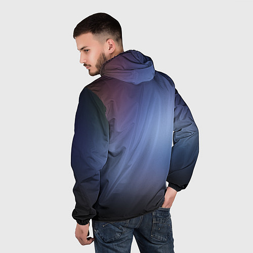 Мужская ветровка Pink Floyd: Space / 3D-Черный – фото 4