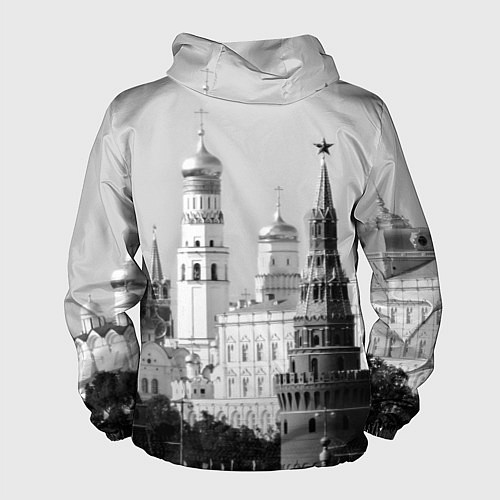 Мужская ветровка Москва: Кремль / 3D-Белый – фото 2