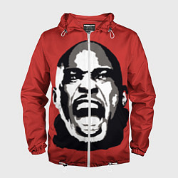 Ветровка с капюшоном мужская Sticky Fingaz, цвет: 3D-белый