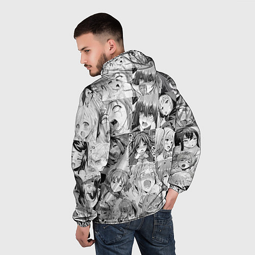 Мужская ветровка Японская анимация компиляция / 3D-Черный – фото 4