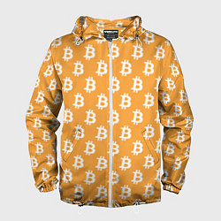 Ветровка с капюшоном мужская BTC Pattern, цвет: 3D-белый