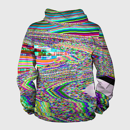 Мужская ветровка Optical Glitch / 3D-Черный – фото 2