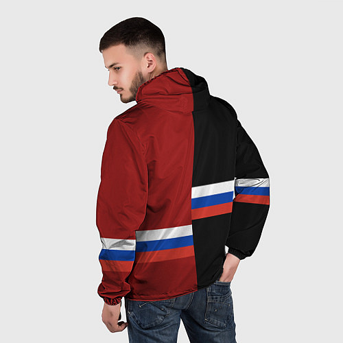 Мужская ветровка Tyumen, Russia / 3D-Черный – фото 4