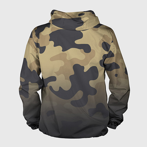 Мужская ветровка Camouflage Khaki / 3D-Черный – фото 2