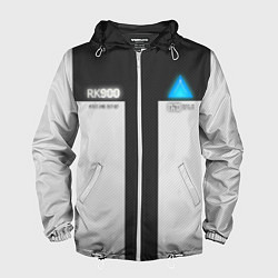 Ветровка с капюшоном мужская RK900: Become Human, цвет: 3D-белый