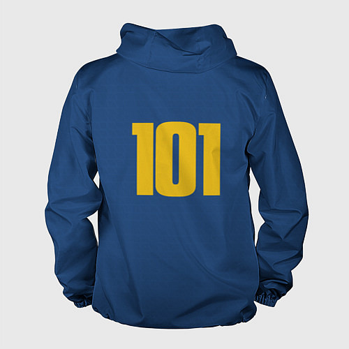 Мужская ветровка Fallout: Vault 101 / 3D-Белый – фото 2