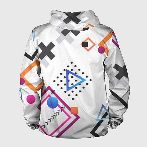 Мужская ветровка Play Hard / 3D-Белый – фото 2