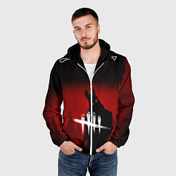 Ветровка с капюшоном мужская Dead by Daylight, цвет: 3D-белый — фото 2