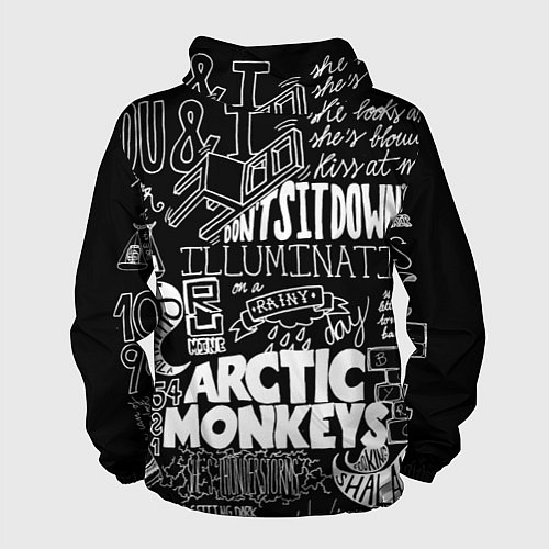 Мужская ветровка Arctic Monkeys: I'm in a Vest / 3D-Черный – фото 2