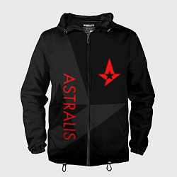 Ветровка с капюшоном мужская Astralis: Dark Style, цвет: 3D-черный