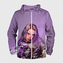 Ветровка с капюшоном мужская Billie Eilish: Violet Fashion, цвет: 3D-белый