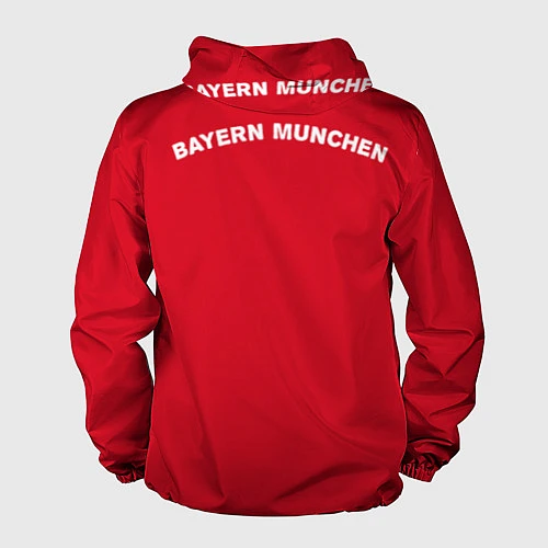 Мужская ветровка FC Bayern: Home 19-20 / 3D-Белый – фото 2