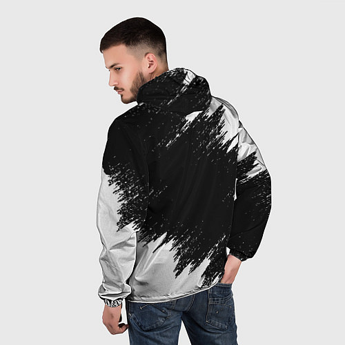 Мужская ветровка ЧЁРНЫЙ КЛЕВЕР / 3D-Черный – фото 4