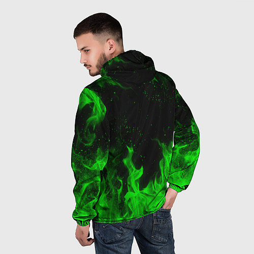 Мужская ветровка АРИЯ / 3D-Черный – фото 4