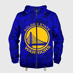 Ветровка с капюшоном мужская GOLDEN STATE WARRIORS, цвет: 3D-черный