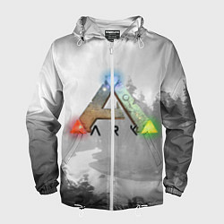 Ветровка с капюшоном мужская Ark Survival Evolved, цвет: 3D-белый