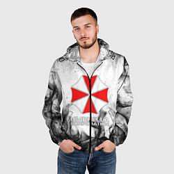 Ветровка с капюшоном мужская UMBRELLA CORP, цвет: 3D-черный — фото 2