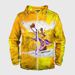 Ветровка с капюшоном мужская Kobe Bryant, цвет: 3D-белый