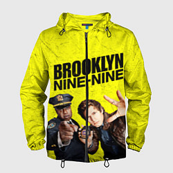 Ветровка с капюшоном мужская Brooklyn Nine-Nine, цвет: 3D-черный