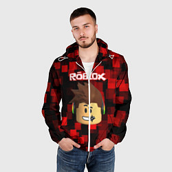 Ветровка с капюшоном мужская ROBLOX, цвет: 3D-белый — фото 2