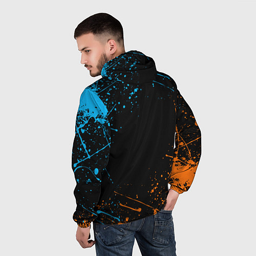 Мужская ветровка PORTAL / 3D-Черный – фото 4