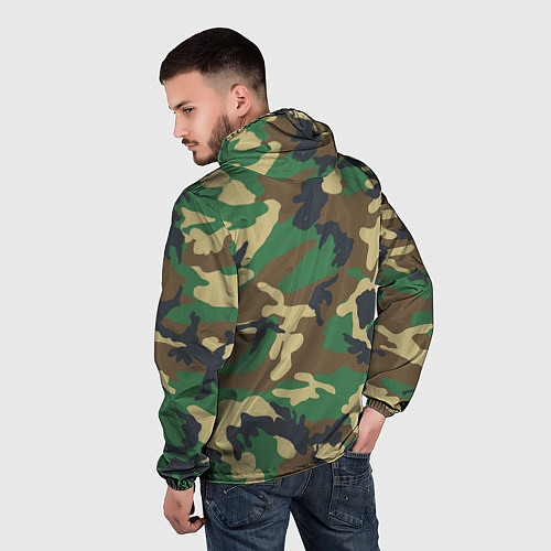 Мужская ветровка Пограничные Войска / 3D-Черный – фото 4