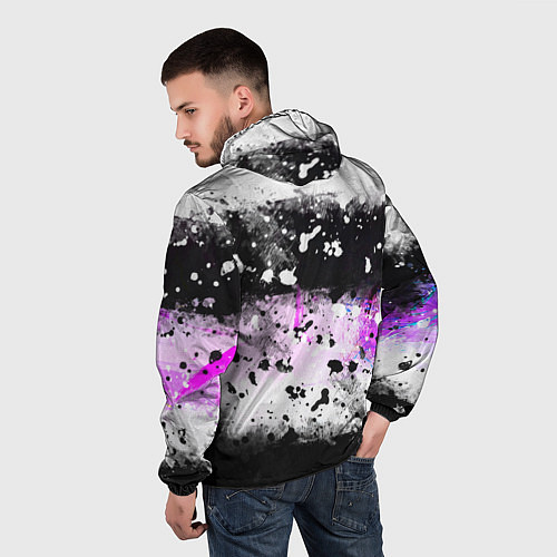 Мужская ветровка THREE DAYS GRACE / 3D-Черный – фото 4