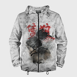 Ветровка с капюшоном мужская SEKIRO SHADOW DIE TWICE, цвет: 3D-черный