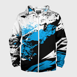 Ветровка с капюшоном мужская Bona Fide, цвет: 3D-белый