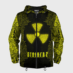 Ветровка с капюшоном мужская Stalker Oko, цвет: 3D-черный