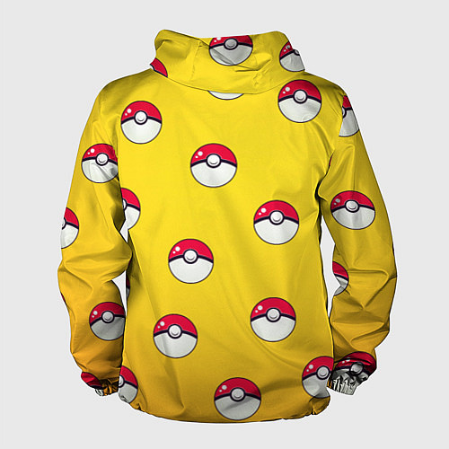 Мужская ветровка Покеболы / 3D-Черный – фото 2