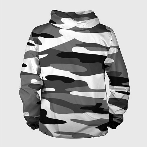 Мужская ветровка Камуфляж Sabaton без лого / 3D-Белый – фото 2