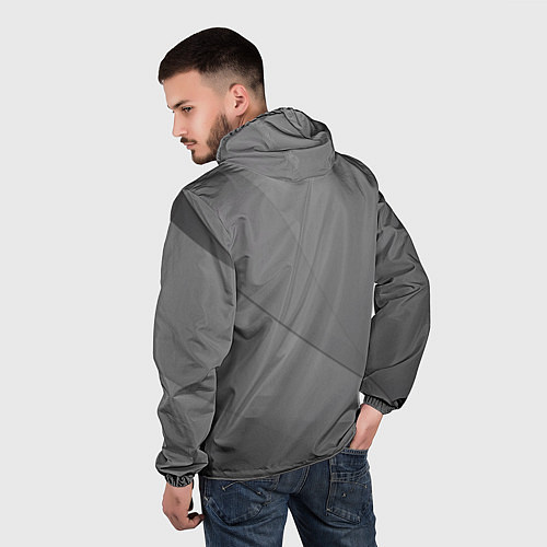 Мужская ветровка Infiniti / 3D-Черный – фото 4