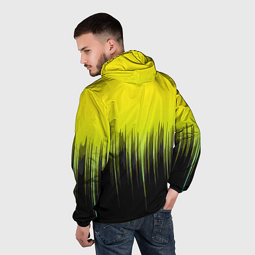 Мужская ветровка CYBERPUNK 2077 / 3D-Черный – фото 4