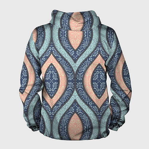 Мужская ветровка Восточный орнамент / 3D-Белый – фото 2