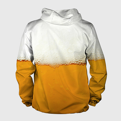 Мужская ветровка Я ПИВО! / 3D-Белый – фото 2