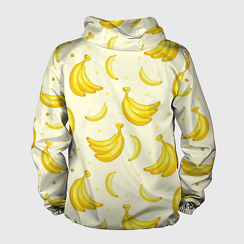 Мужская ветровка Банана / 3D-Белый – фото 2