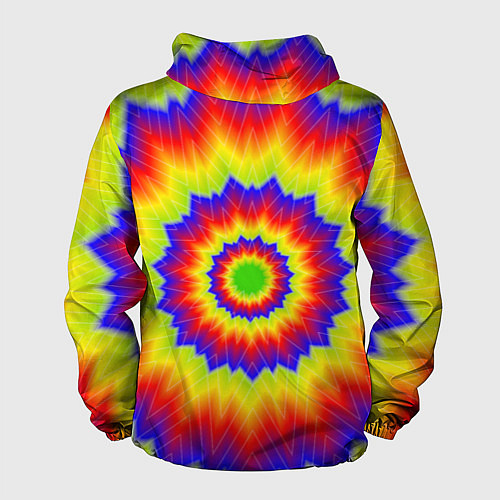 Мужская ветровка Tie-Dye / 3D-Черный – фото 2