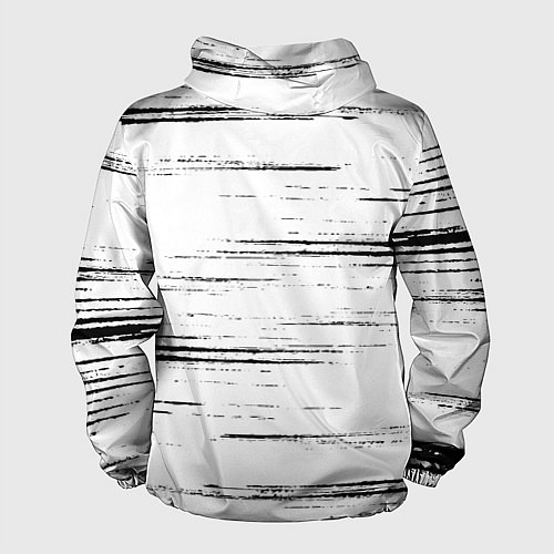 Мужская ветровка РЕЗКИЕ ШТРИХИ / 3D-Белый – фото 2