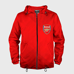 Ветровка с капюшоном мужская ARSENAL, цвет: 3D-черный