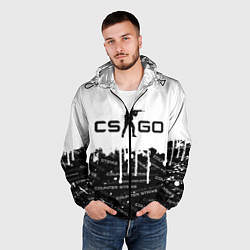 Ветровка с капюшоном мужская COUNTER STRIKE, цвет: 3D-черный — фото 2