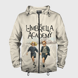 Ветровка с капюшоном мужская The umbrella academy, цвет: 3D-черный