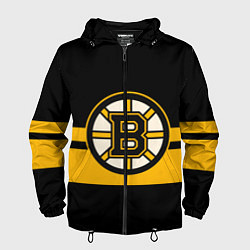 Ветровка с капюшоном мужская BOSTON BRUINS NHL, цвет: 3D-черный