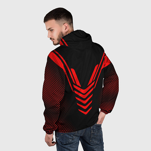 Мужская ветровка Экзоскелет СССР / 3D-Черный – фото 4