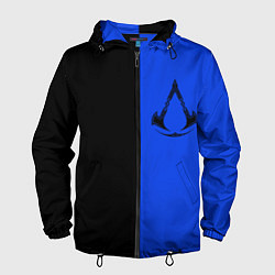 Ветровка с капюшоном мужская Assassins Creed Valhalla, цвет: 3D-черный