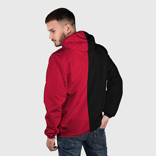 Мужская ветровка Чикаго Буллз / 3D-Черный – фото 4