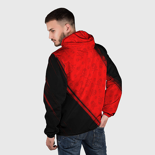 Мужская ветровка КОРОЛЬ И ШУТ / 3D-Черный – фото 4