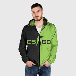 Ветровка с капюшоном мужская CS GO, цвет: 3D-черный — фото 2