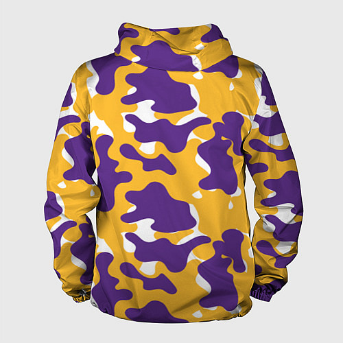 Мужская ветровка LA LAKERS ЛЕЙКЕРС / 3D-Белый – фото 2