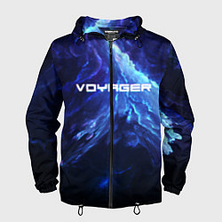 Ветровка с капюшоном мужская Voyager, цвет: 3D-черный